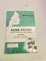 Front of unopened Acne Healing hydrocolloid acne patch pack