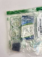 Front view of sealed Auri-calm tinnitus relief device package
