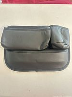 Front view showing pocket layout of organizer