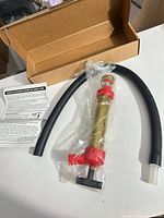 Pump assembly, hose, instructions, open box