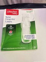Front of Playtex Nurser Drop-Ins Liners box 150 count