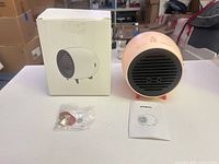 heater with box, hardware pack and manual