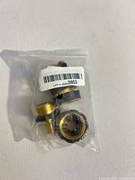 Front view of sealed bag showing adapters