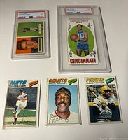 All five cards overview