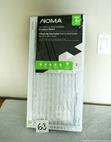Front view of sealed NOMA electrostatic furnace filters pack