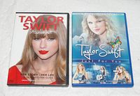 Two Taylor Swift DVDs front covers