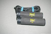 Everlast jump rope, handles side view