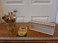 All items together on table for scale