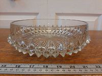 Side view showing diamond point band and height