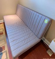 Full view of futon sofa