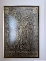 Framed print front view showing artwork and frame