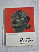 Front cover of Rodin hardcover book with dust jacket
