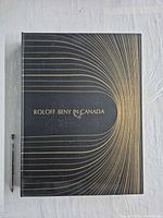 Front cover showing gold embossed title and design