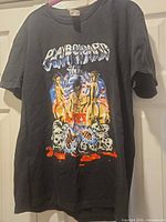 Front view of T-shirt showing Playboi Carti graphic