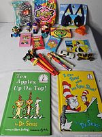 Group shot of all items in lot