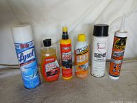 Group shot of all six cleaners standing in a row