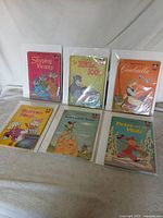 All six Disney hardcovers displayed in protective sleeves