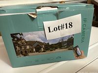 Retail box front labelled IP Camera