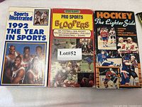Front covers of three VHS tapes