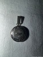 front view showing engraving and border