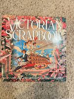 Front cover of A Victorian Scrapbook hardcover book