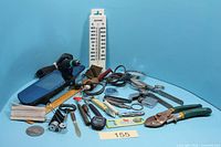 Full lot overview showing all assorted tools