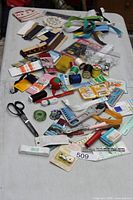 Overview of entire assortment on table