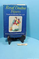 Front cover of the Royal Doulton Figures book on stand