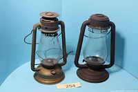 Both lanterns front view