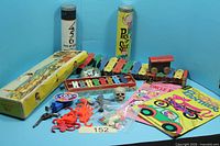 overview of entire toy assortment