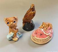 All three items side by side showing relative size and condition