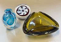 Group shot showing all three glass pieces