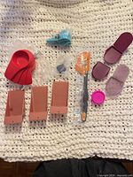 All items together on surface