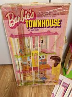 Original Barbie Townhouse box front showing product graphics