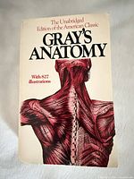 Front cover showing title, illustration, wear