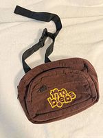 Front view showing logo, strap and overall shape