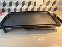 Full view of Black & Decker electric griddle grill on countertop