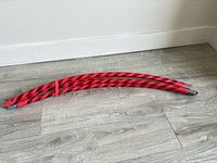 All eight sectional pieces disassembled and laid flat