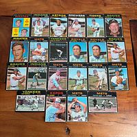 All 22 cards arranged; fronts visible