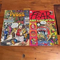 Both comic book front covers side by side