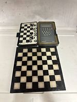 Novag VIP unit with attached sensory board and marble chess board