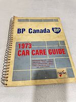 Front cover showing title, BP Canada branding, Chek-Chart logo, spiral binding