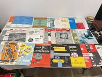 Overall view of entire lot laid out on table