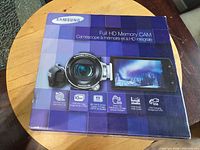Front of Samsung Full HD Memory Cam retail box