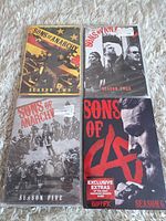 Front covers of all four DVD seasons