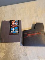 Front view of NES cartridge and sleeve