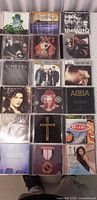 First tray of 20 CDs including Sugar Ray, Guns N’ Roses, The Who, Creed, Backstreet Boys, Tears For Fears, ABBA, Janet Jackson, Bee Gees, The Killers and Shania Twain