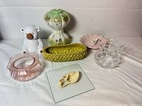 Group shot showing all decorative items together