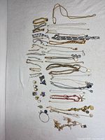 All jewelry pieces laid out showing quantity and variety