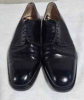 Top view of both shoes showing overall condition and lacing